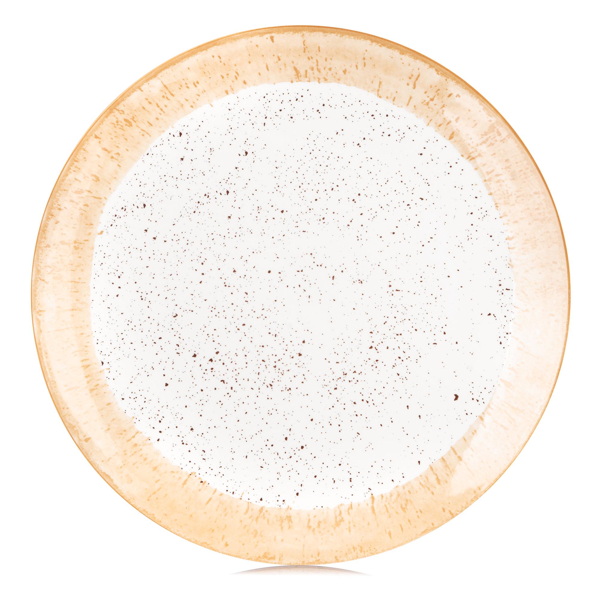 Столовый сервиз Ardesto Siena 3 предмета 1 персона фарфор Бело-оранжевый - фото 5 Столовый сервиз Ardesto Siena 3 предмета 1 персона фарфор Бело-оранжевый - фото 5