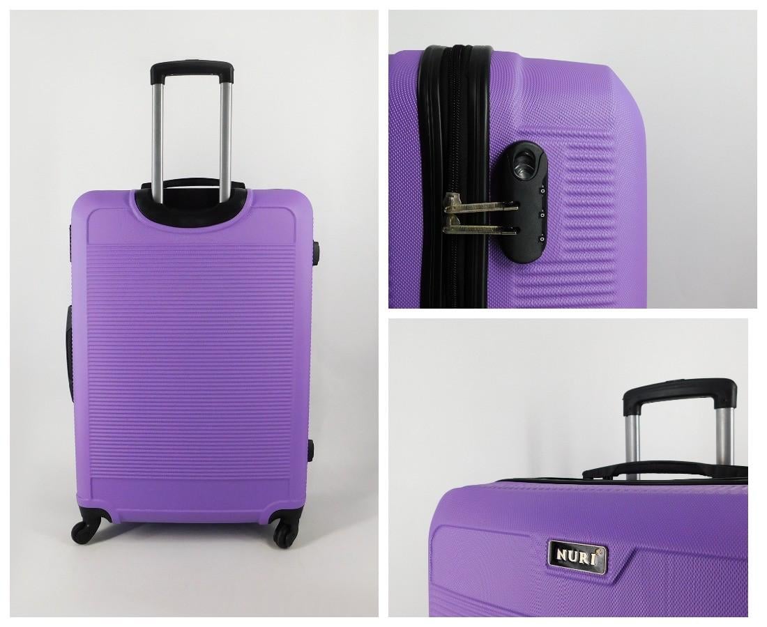 Валіза пластикова Nuri 270 маленька Фіолетовий - фото 3 Валіза пластикова Nuri 270 маленька Фіолетовий - фото 3