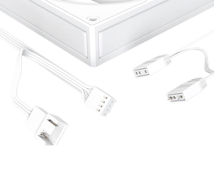 Кулер для ПК ID-Cooling AF-127-ARGB-W 3-pack 120x120x27 мм ARGB White (25815697) - фото 6