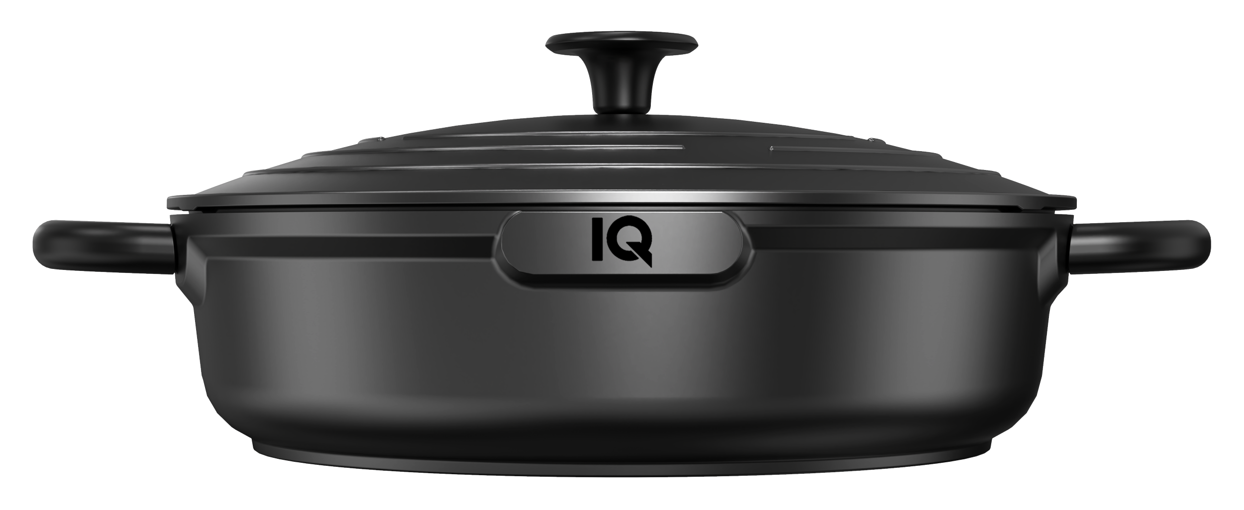 Сотейник IQ Be Simple алюмінієвий з кришкою антипригарний 28 см 4,0 л (UG-IQ-2149-28)