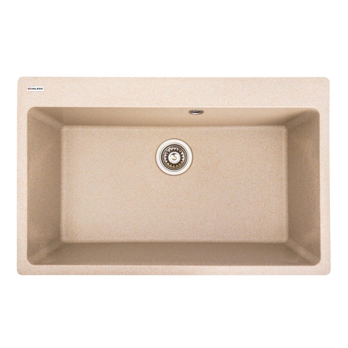 Мойка гранитная Valeso Bogema врезная прямоугольная матовая 780х500 мм Сафари