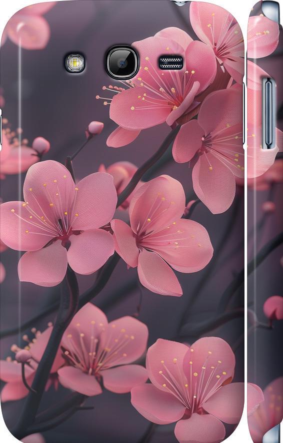 Чехол на Samsung Galaxy Grand I9082 Пурпурная сакура (6075m-66-42517) Чехол на Samsung Galaxy Grand I9082 Пурпурная сакура (6075m-66-42517)