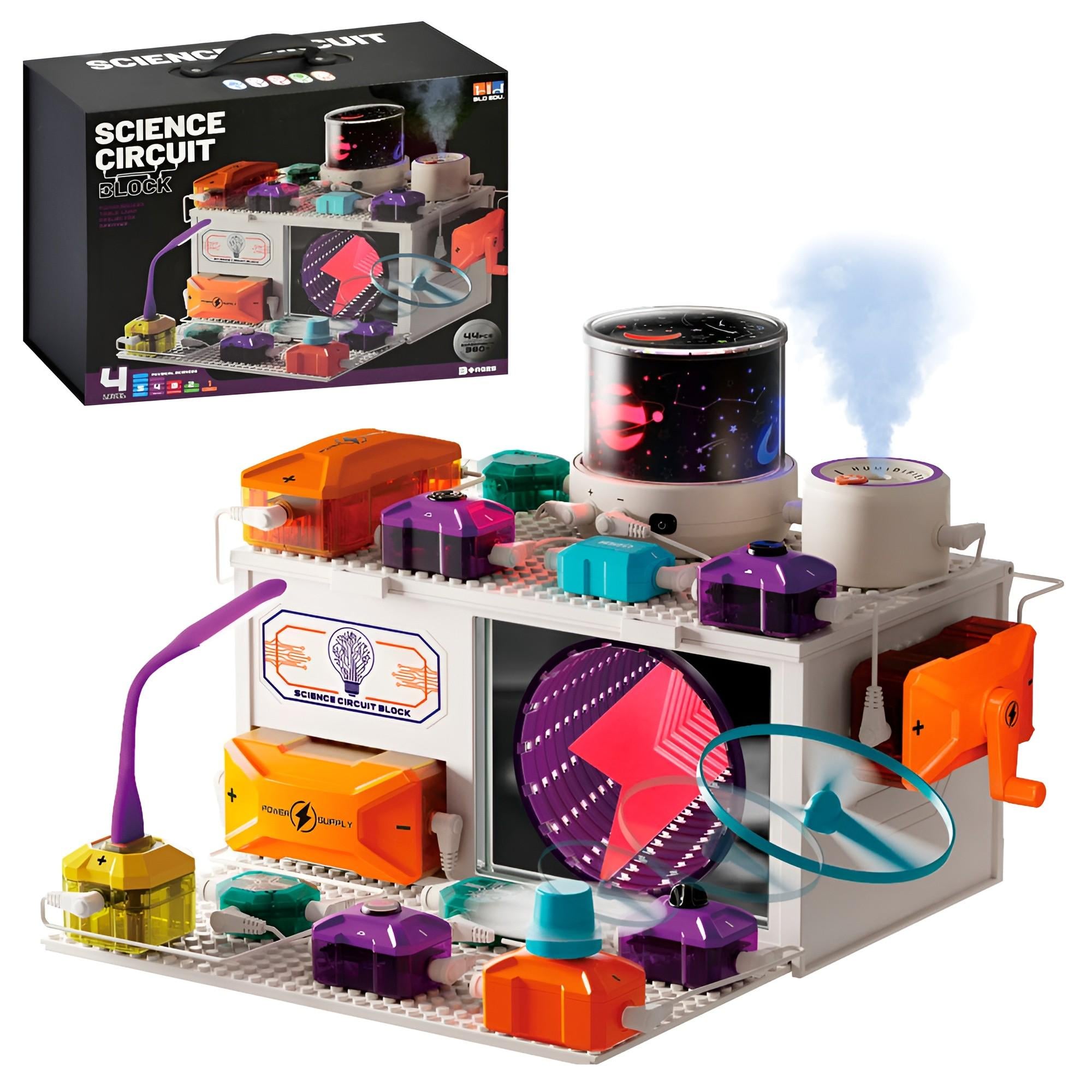 Конструктор электронный Science Circuit Block с игровым полем/проектор/пара 44 дет. (D4006)