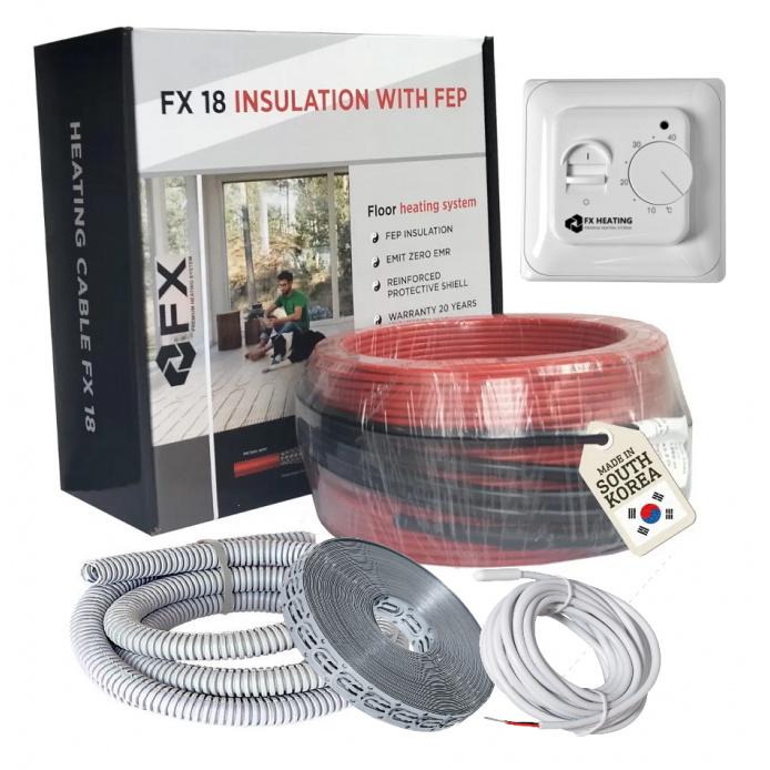 Комплект тепла підлога електрична Felix FX18 Premium 2160 Вт 12-14,4 м2 120 Мп в тефлоновій ізоляції