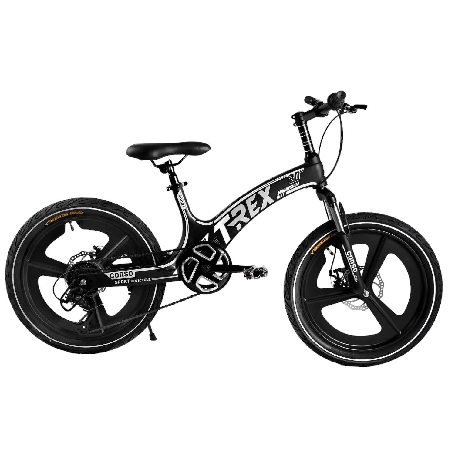 Велосипед детский Corso 20" T-Rex 2023 Черный (106972)