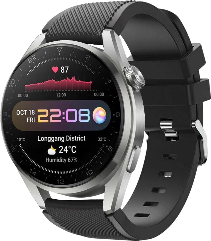 Ремінець Cross для Huawei Watch 3 Pro (22мм) Black (22530-2B)