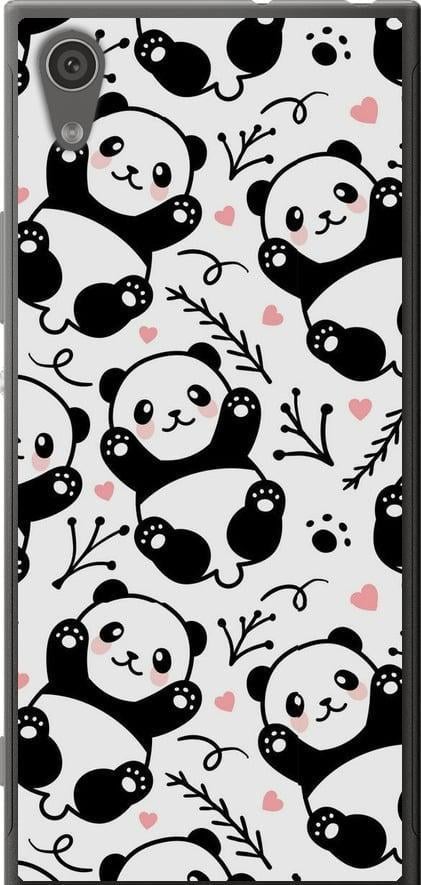 Чехол на Sony Xperia XA1 G3112 Панды (4318u-964-42517)