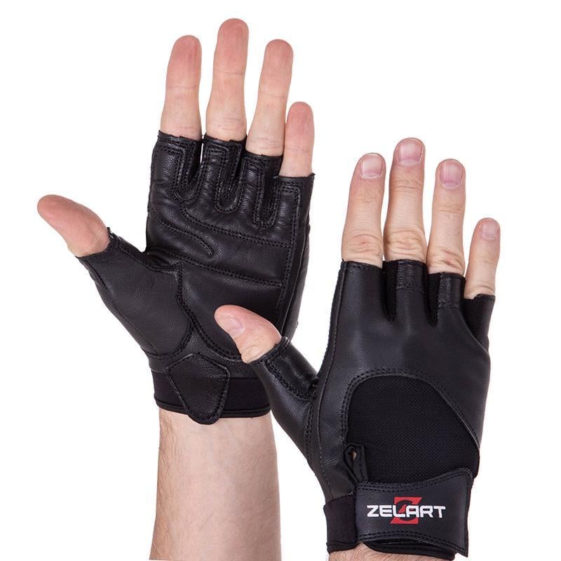 Перчатки спортивные Zelart SB-161556 M Черный (07363066)