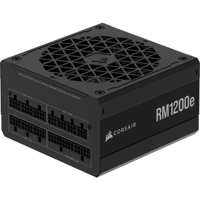 Блок питания Corsair RM1200e PCIE5 1200W 80 Plus Gold с вентилятором 140 мм Black (CP-9020258-EU)