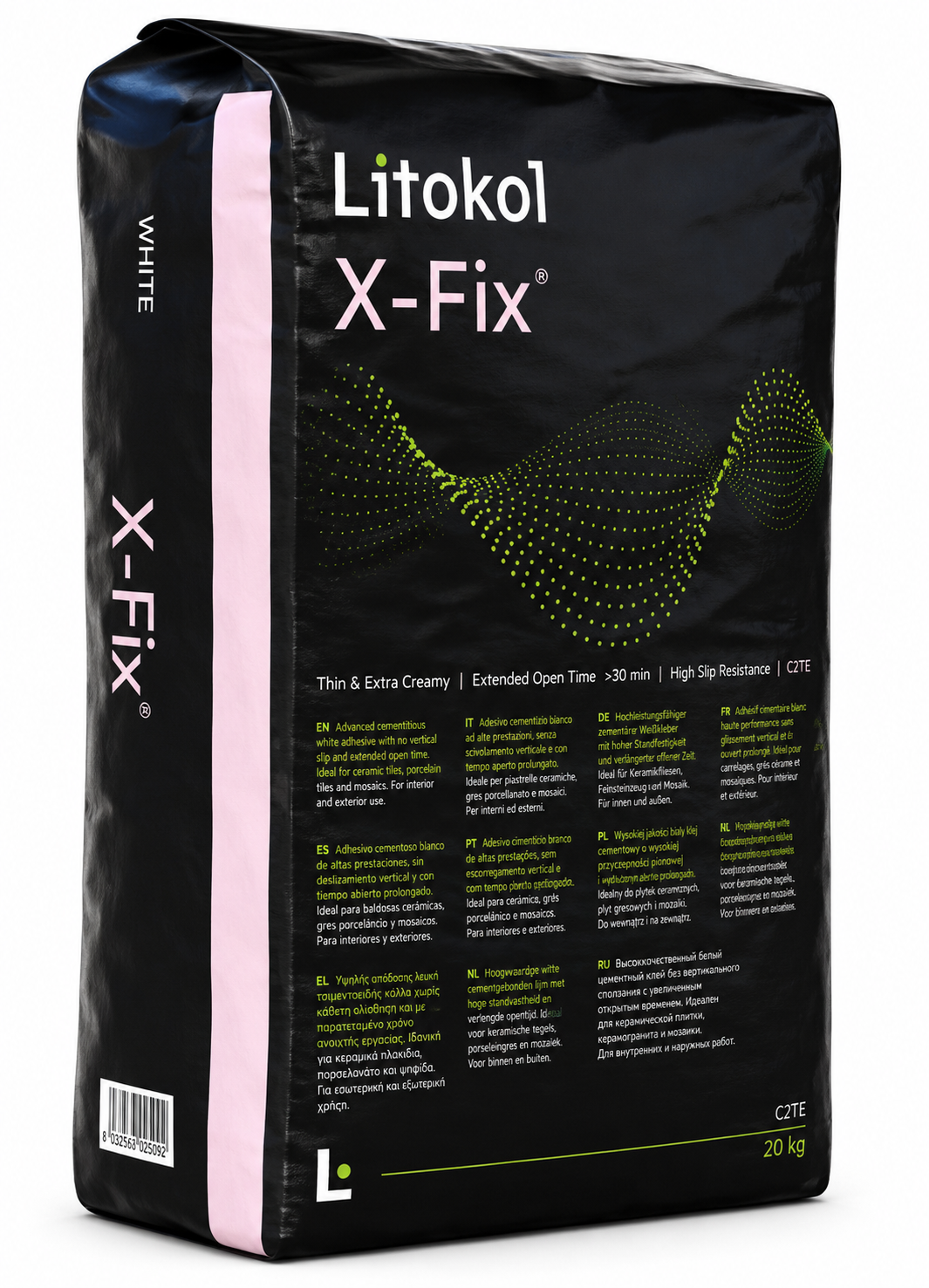 Клей с высокой фиксацией Litokol X-Fix 20 кг Серый (XFXG0020)