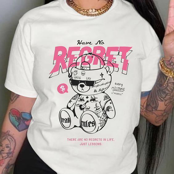 Футболка женская с принтом Pin-000-313 повседневная L Белая