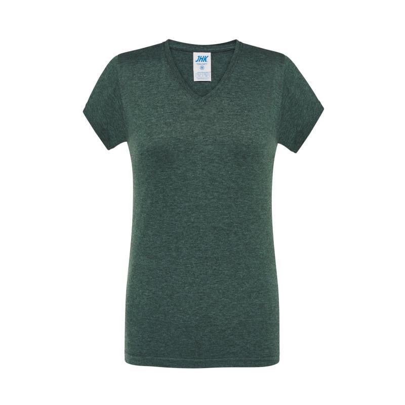 Футболка JHK LADY COMFORT V-NECK M Темно-зелений (BGH)