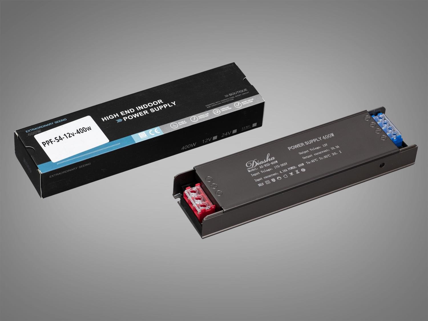 Блок живлення для LED стрічки 12 В 400 Вт 33,33А (PPF-S4-12 В-400w)