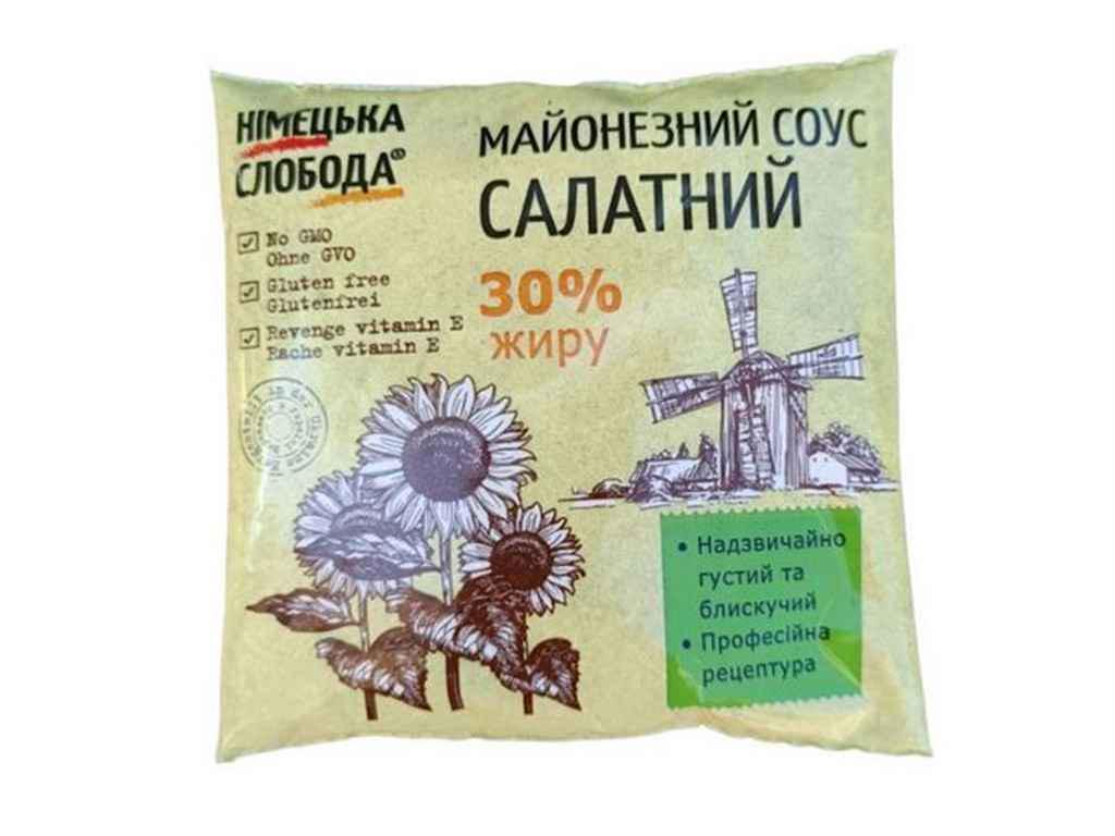Соус майонезний Німецька слобода Салатний 300 г 30% (943827)