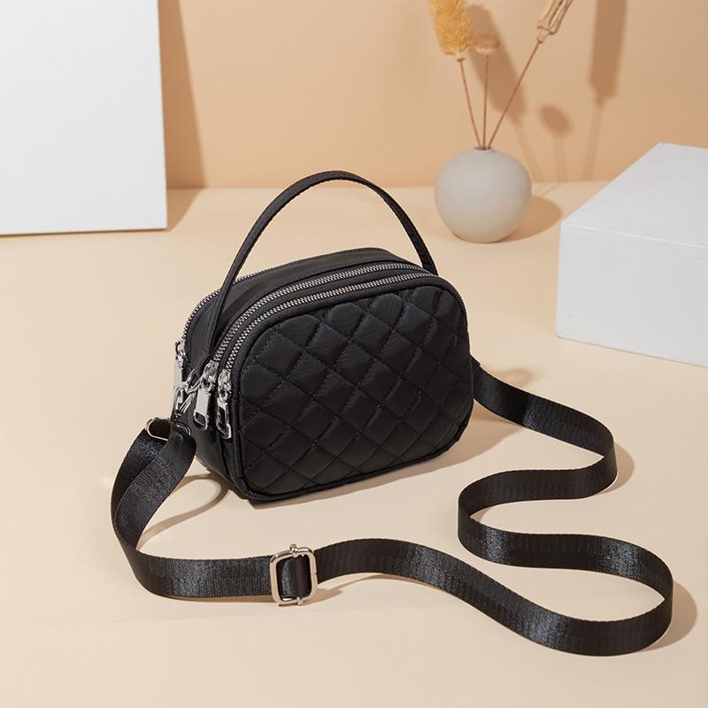 Женская сумка классическая 10283 кросс-боди на ремешке Черный (18242851)