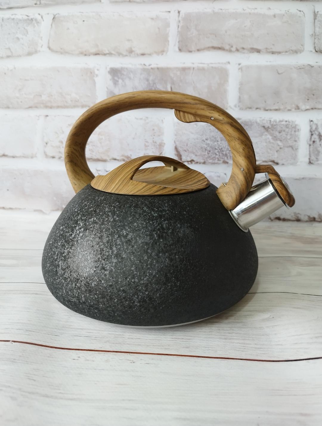 Чайник Zauberg ZB92 со свистком нержавеющая сталь 3 л (14516882)