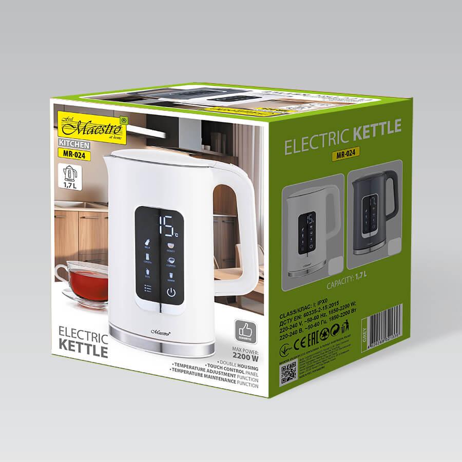 Електрочайник MR-024 Grey - фото 3 Електрочайник MR-024 Grey - фото 3