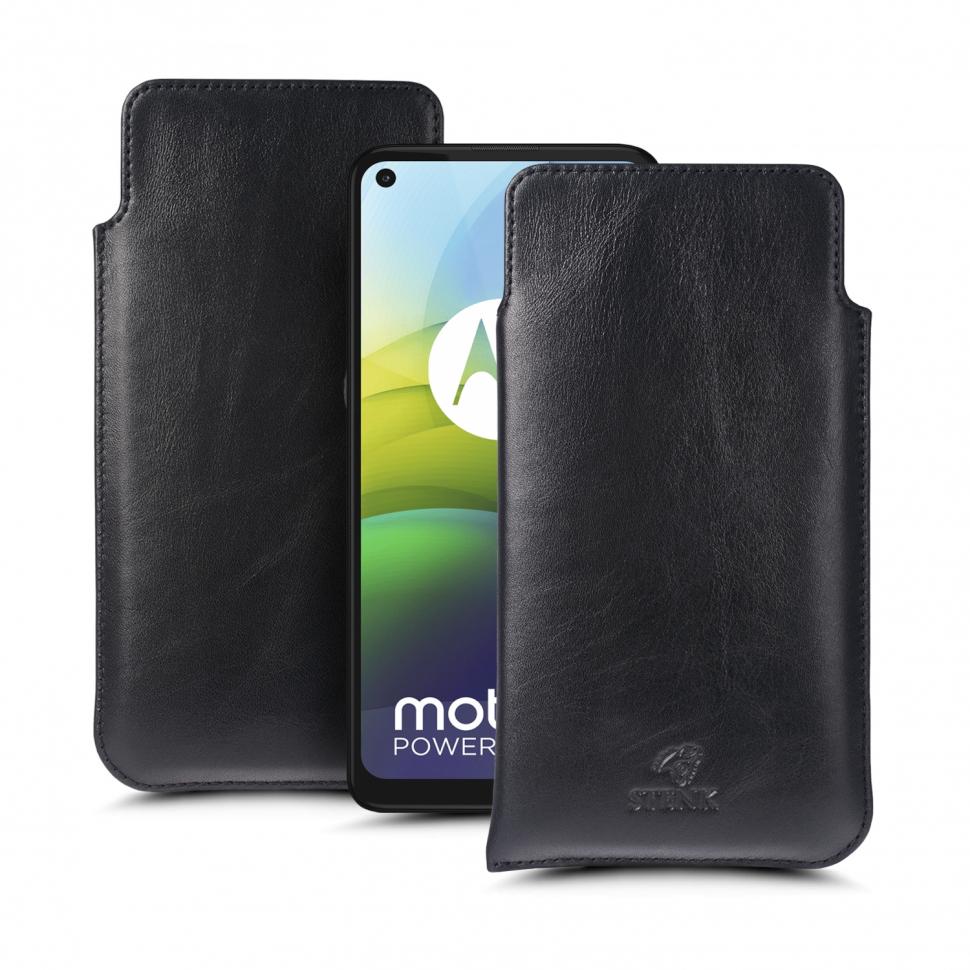 Футляр Stenk Elegance для Motorola G9 Power Черный (67979)