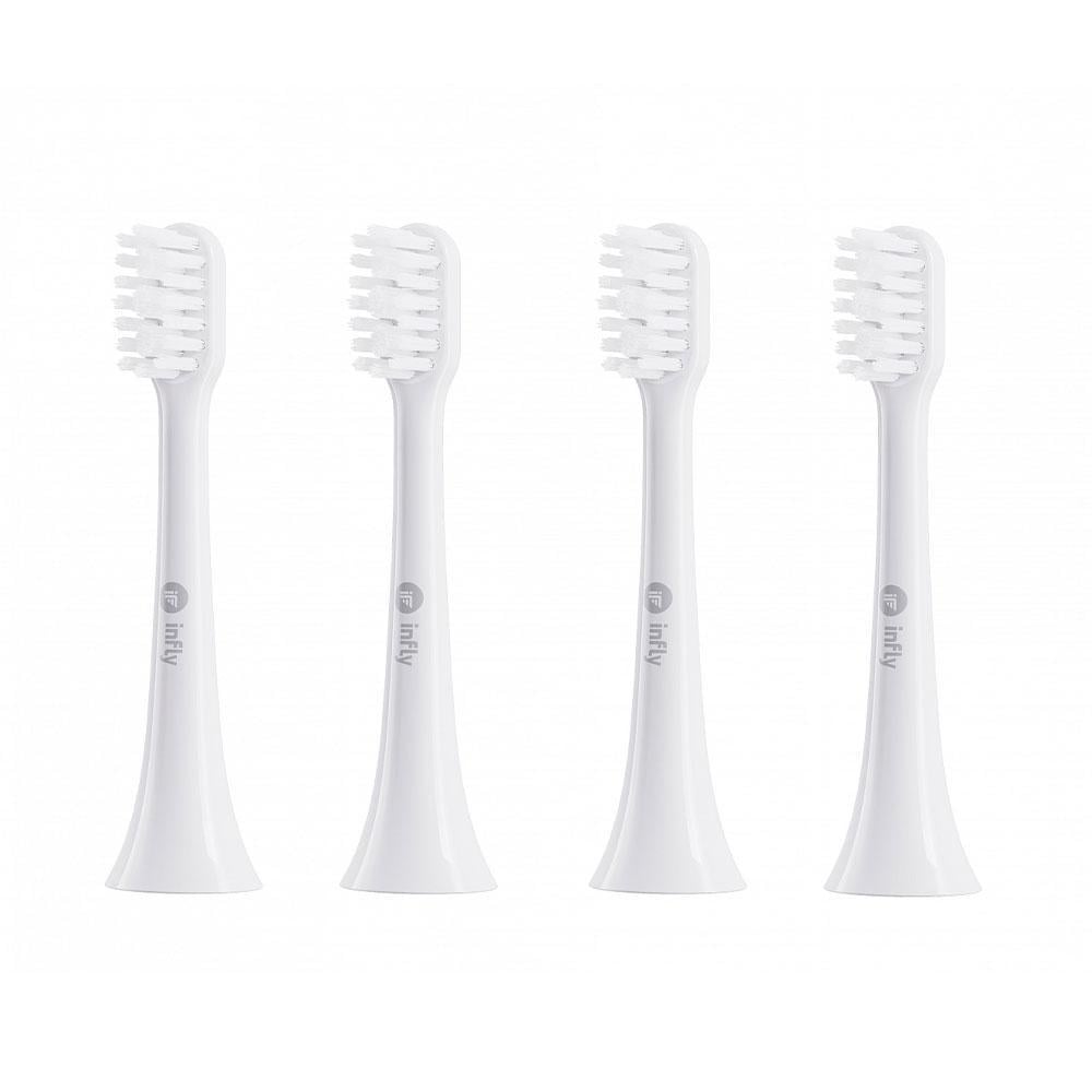 Насадки для электрической зубной щетки inFly Toothbrush Head for T03S T03B T03X PT02 4 шт. White