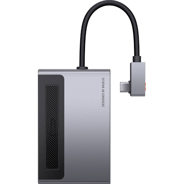 USB-хаб Baseus Magic Multifunctional Type-C with a Retractable Clip Standard Edition Space Gray (CA -DA0G) - фото 2