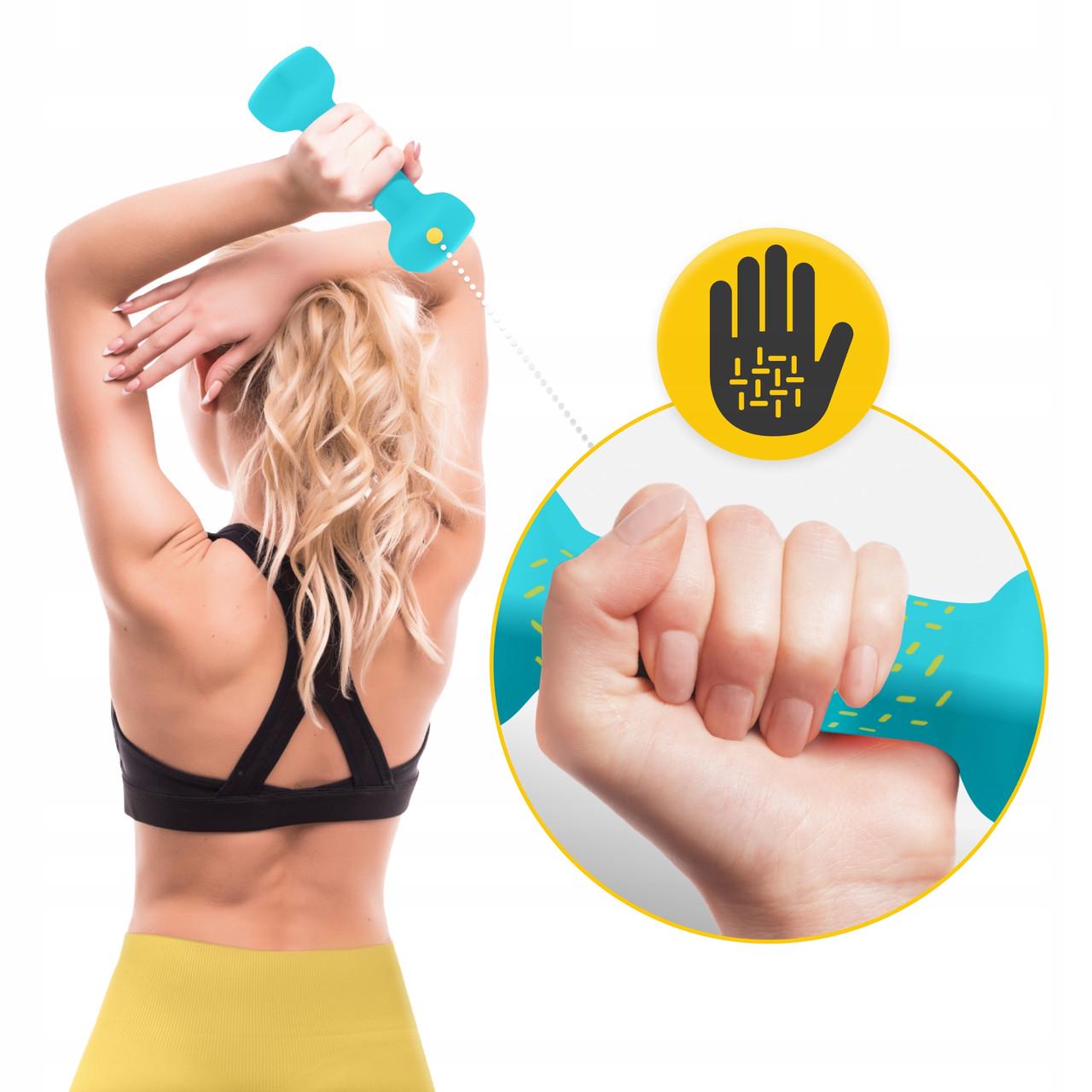 Гантели виниловые 4fizjo Classic 2 шт. по 1 кг (P-5907739311955) - фото 2