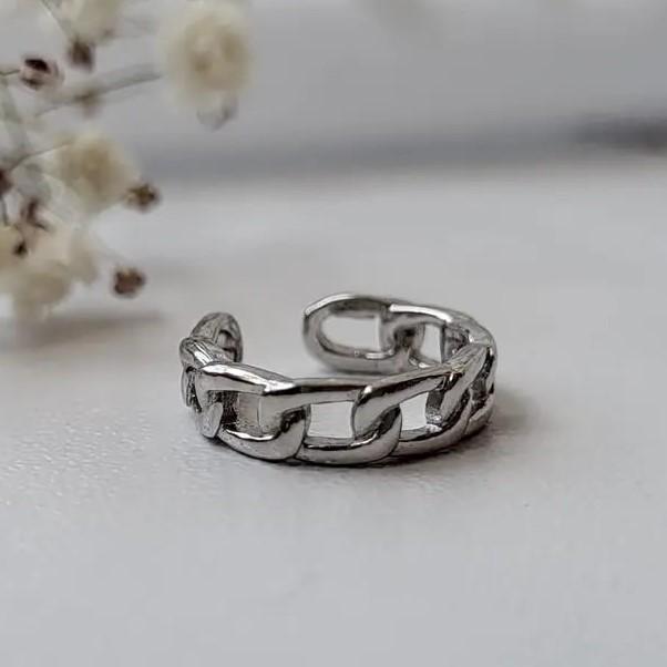 Сережки зі срібла кафи без каміння