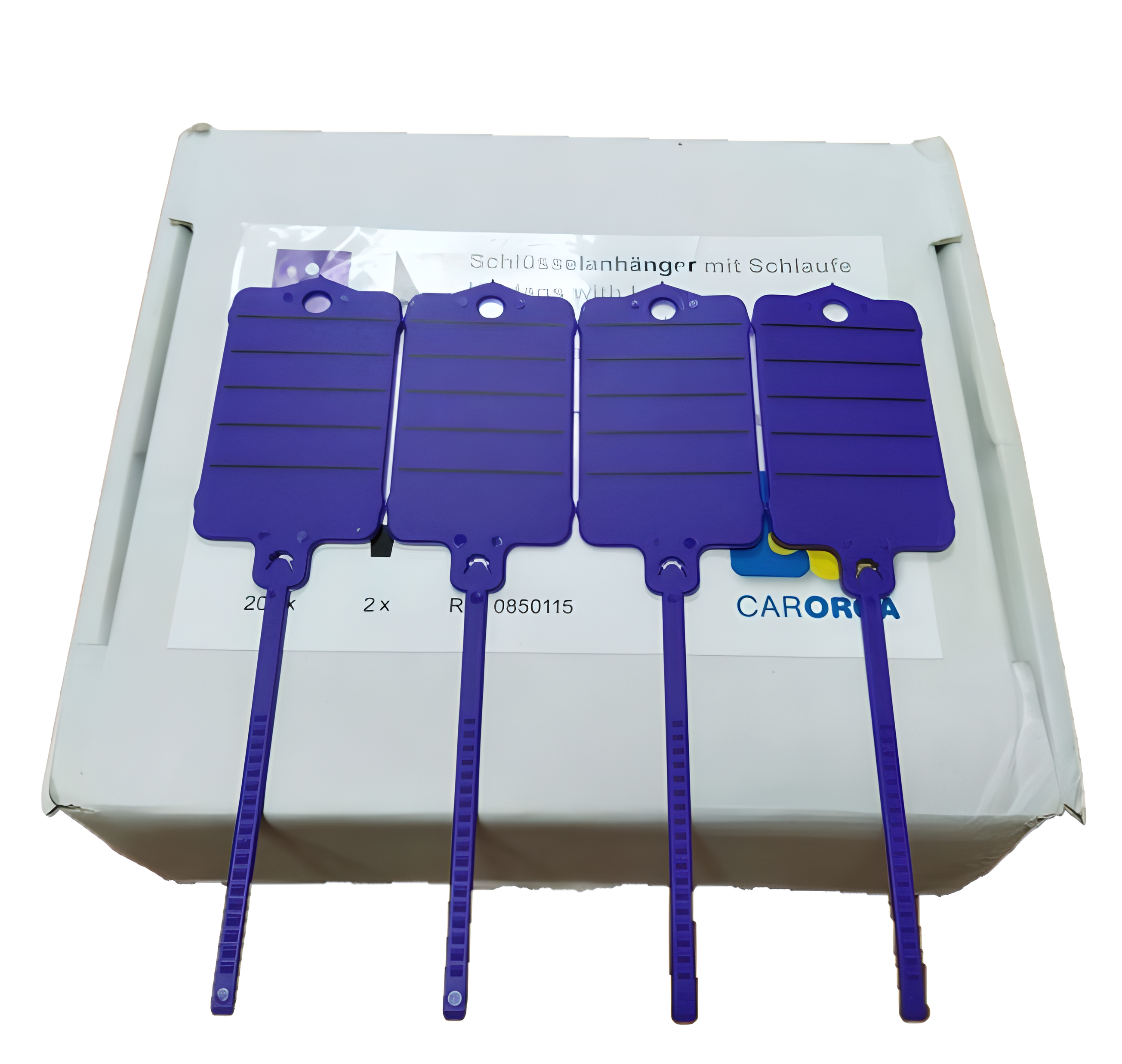 Бирки SERWO LOOP HARD для ключей 200 шт. Фиолетовый (0850115)