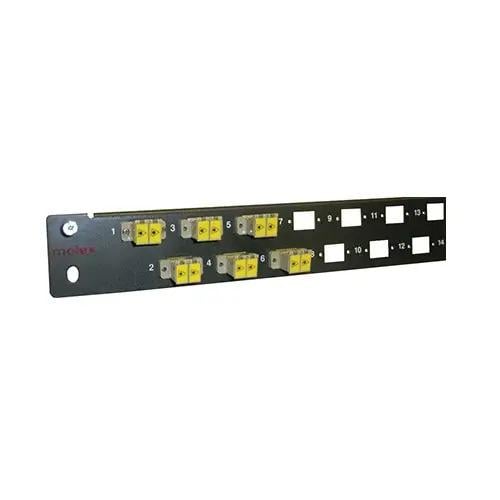 Пластина для оптической панели Molex AFR-00477-04 24 адаптера LC (578271)