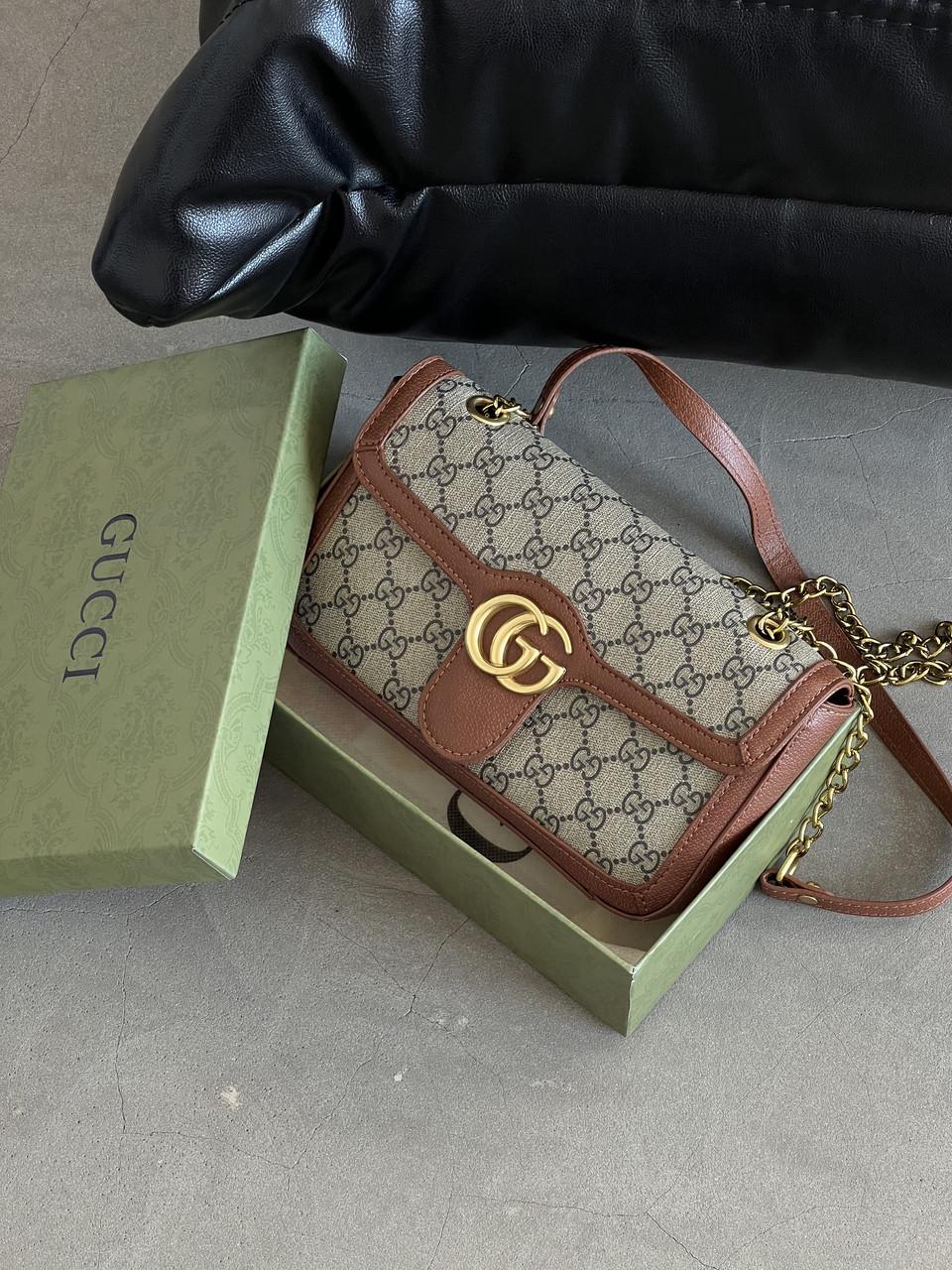 Сумка жіноча Gucci Marmont крос-боді через плече Коричневий (2540871732) Сумка жіноча Gucci Marmont крос-боді через плече Коричневий (2540871732)