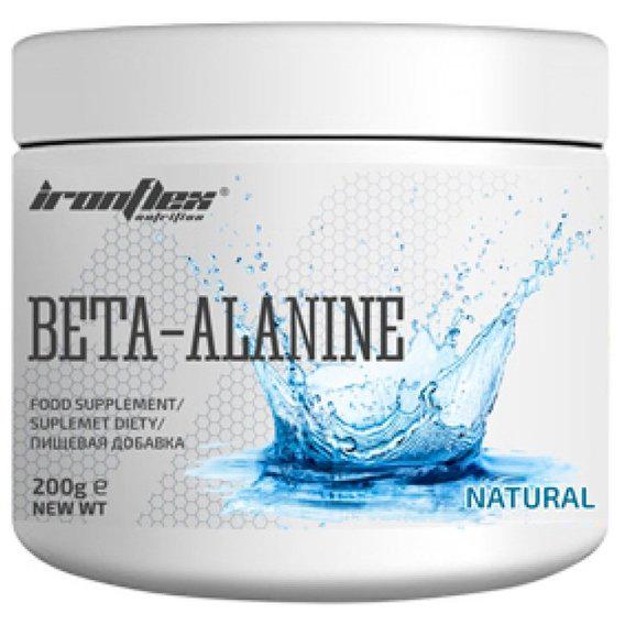 Бета-аланин для спорта IronFlex Beta-Alanine 200 г 40 порций Natural