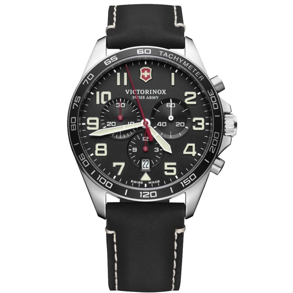 Наручные часы мужские Victorinox Swiss Army Fieldforce Chrono кварцевые Silver (V241852)
