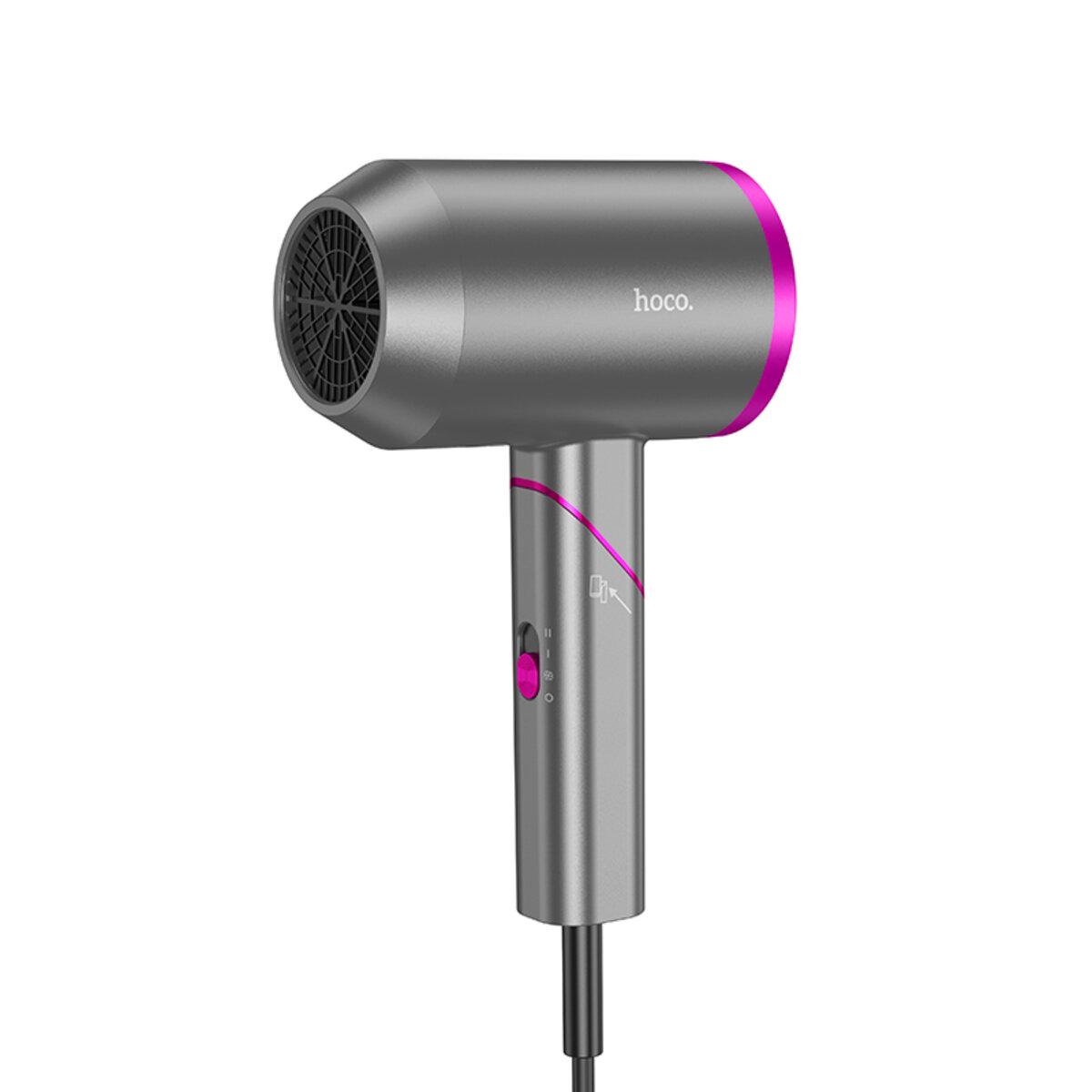 Фен Hoco HP13 Plus Hot and cold air hair dryer - фото 3