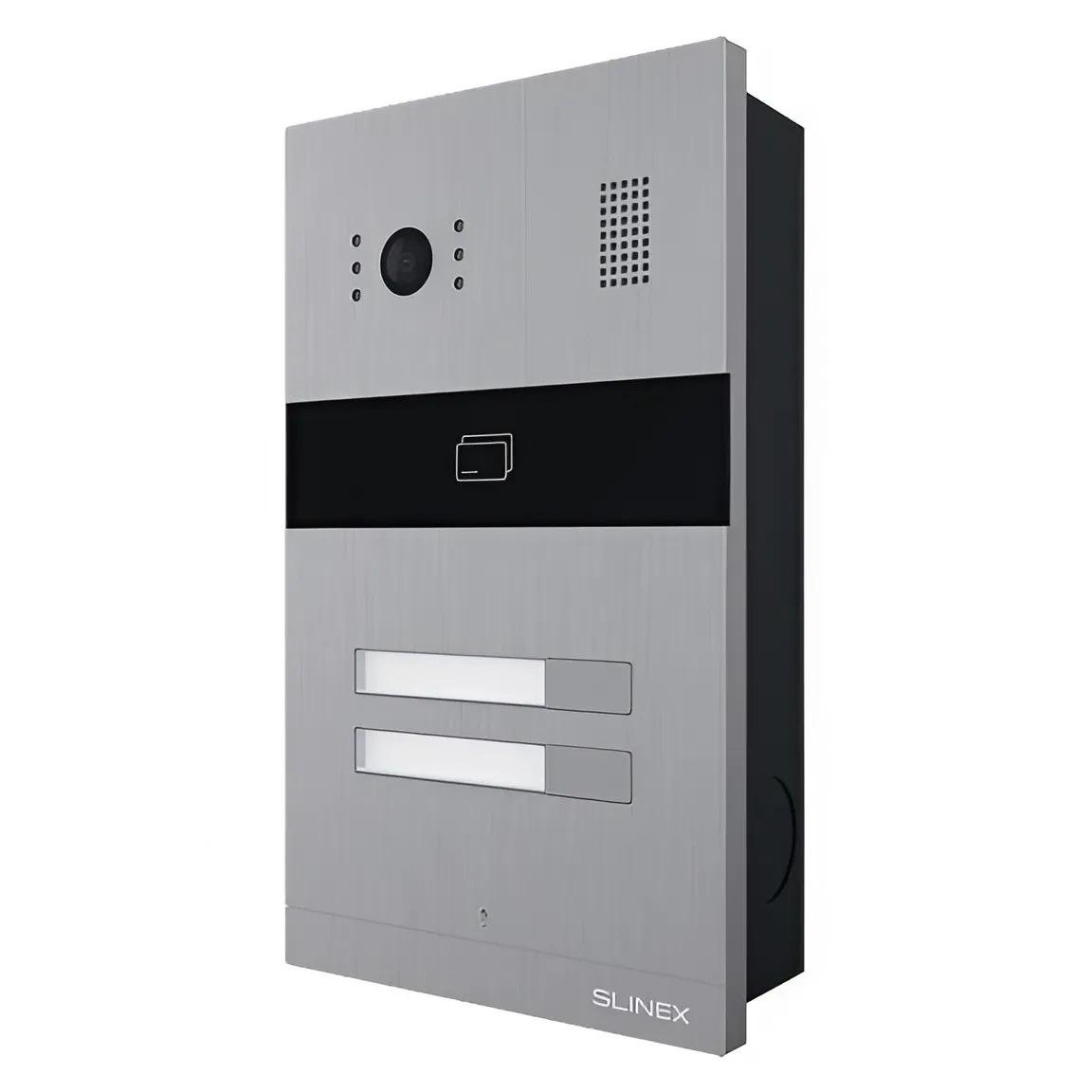 Видеопанель Slinex MA-02CRHD с камерой Full HD считывателем карт и защитой IP65 Silver (621508)
