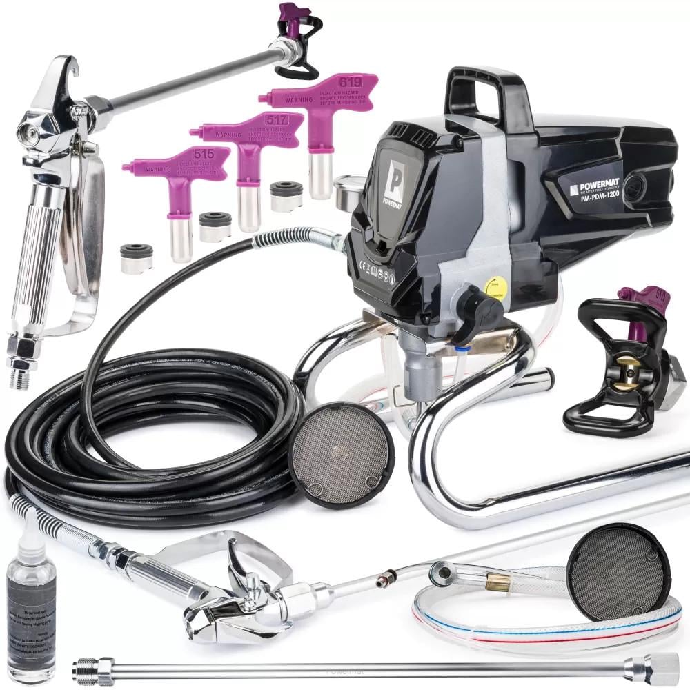 Станция окрасочная Powermat PM-PDM-1200 1200 Вт 220 бар безвоздушная