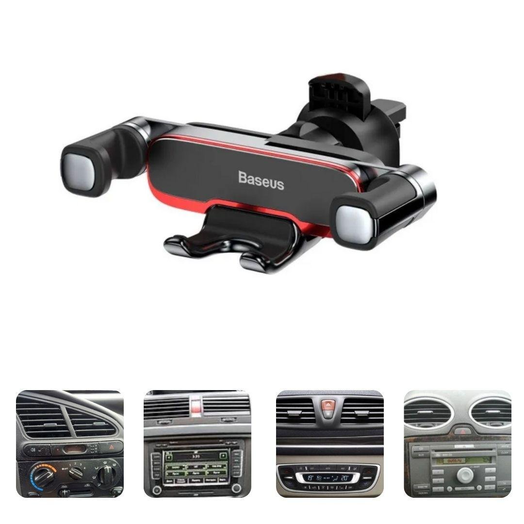 Держатель для телефона BASEUS Mr Hui Gravity в автомобиль на дефлектор (29091068) - фото 4