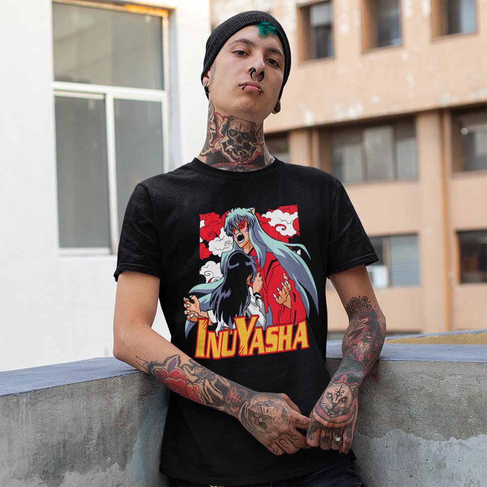 Футболка унисекс InuYasha XL Черный (0000010986) Футболка унисекс InuYasha XL Черный (0000010986)