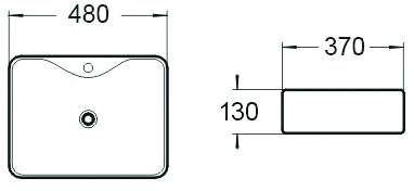 Раковина Mexen Efimia 48 см - фото 3