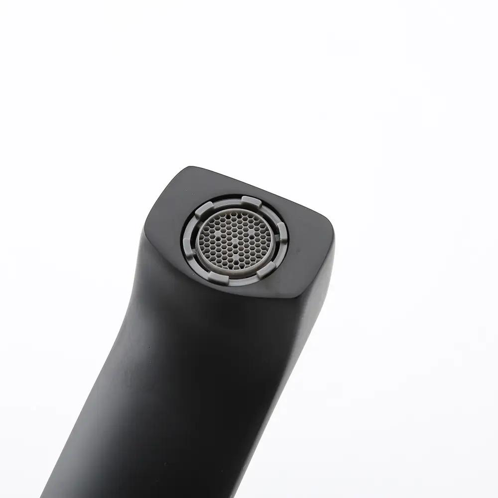 Змішувач для умивальника Frap F1071-26 високий одноважільний Чорний (173480) - фото 3 Змішувач для умивальника Frap F1071-26 високий одноважільний Чорний (173480) - фото 3