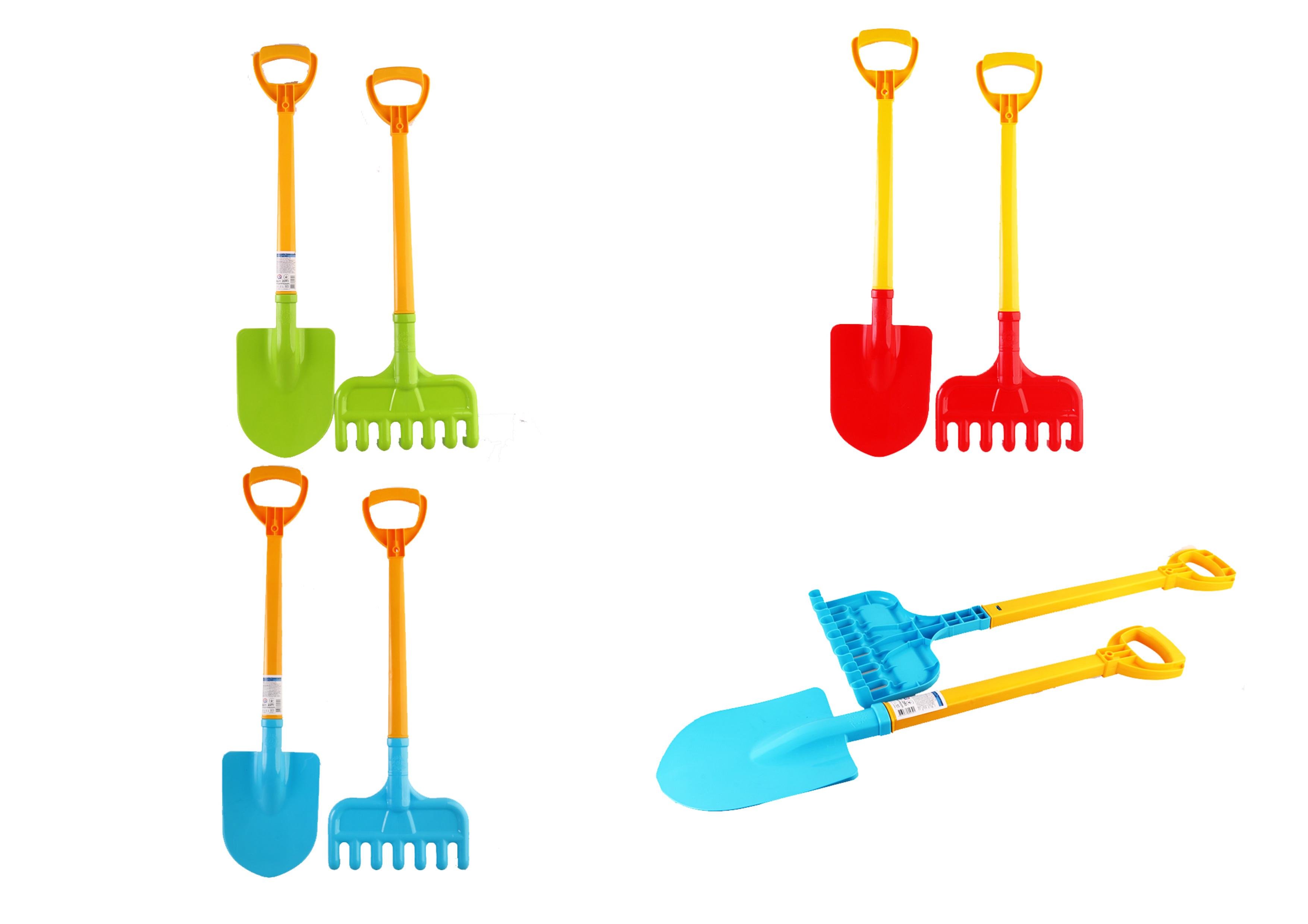 Набір для пісочниці ТехноК лопатка та грабки (2391)