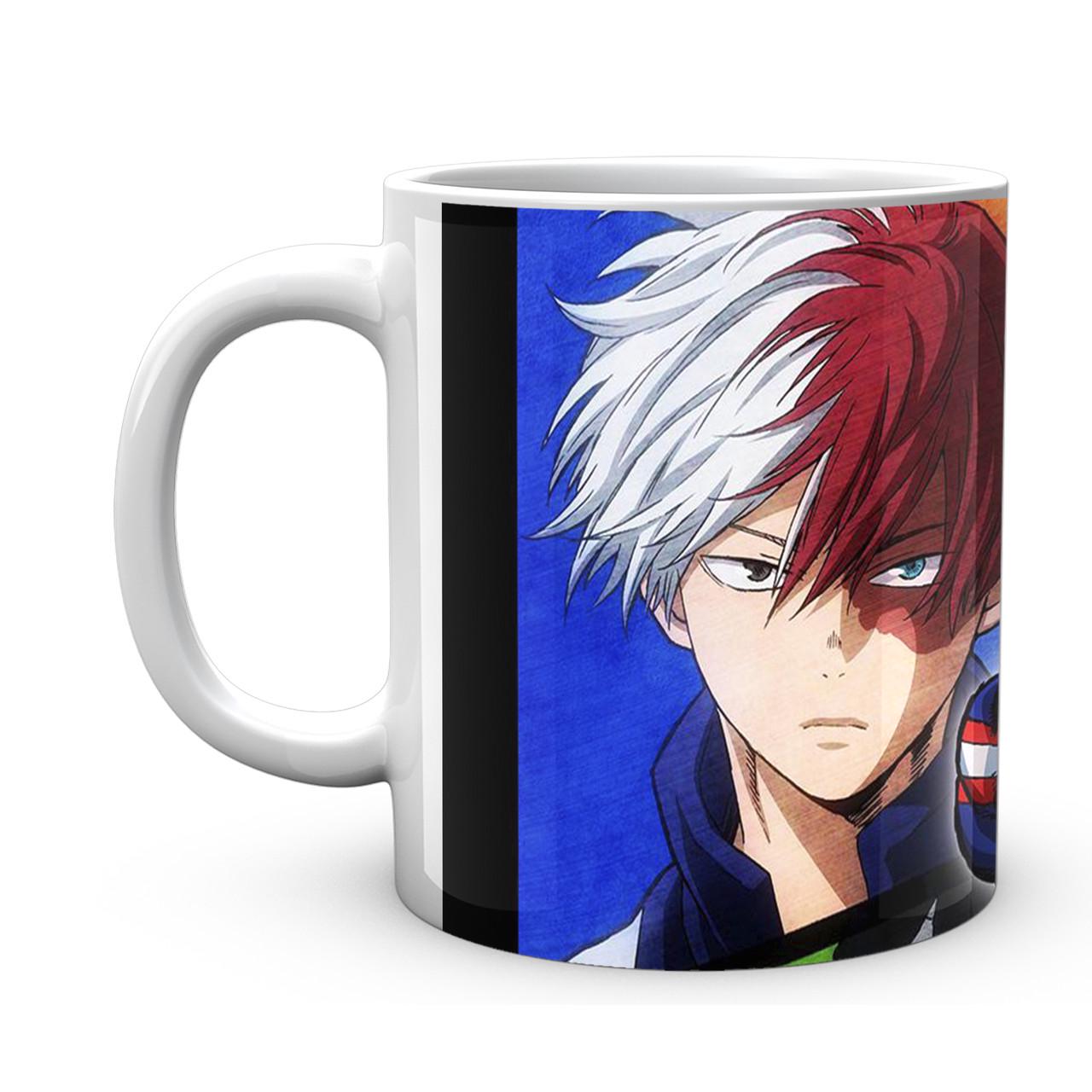 Чашка Gee! Моя геройская академия Всемогущий/Тодороки/Бакуго/Иида Коллаж MHA 02.528