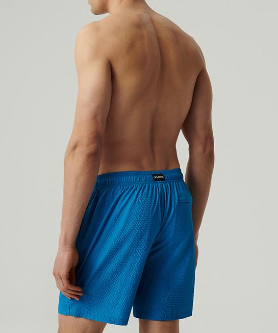 Шорти пляжні чоловічі Atlantic KMB-226 на шнурку з бічними кишенями L Блакитний (2600604804) - фото 2