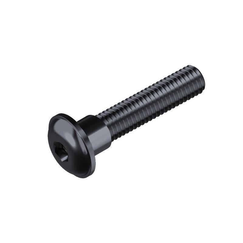 Гвинт з буртиком Metalvis М6х35 10.9 без покриття часткове різьблення L24 крок 1 напівкругле HX4 300 шт. (5I20L00005I260350L)