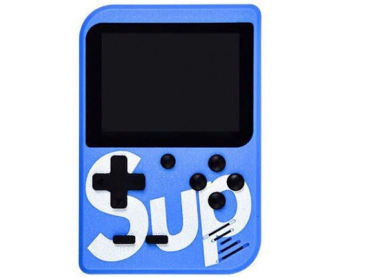 Приставка портативна кишенькова Sup Game Box ретро dendy SEGA 8bit 400 ігор Синій (358584)