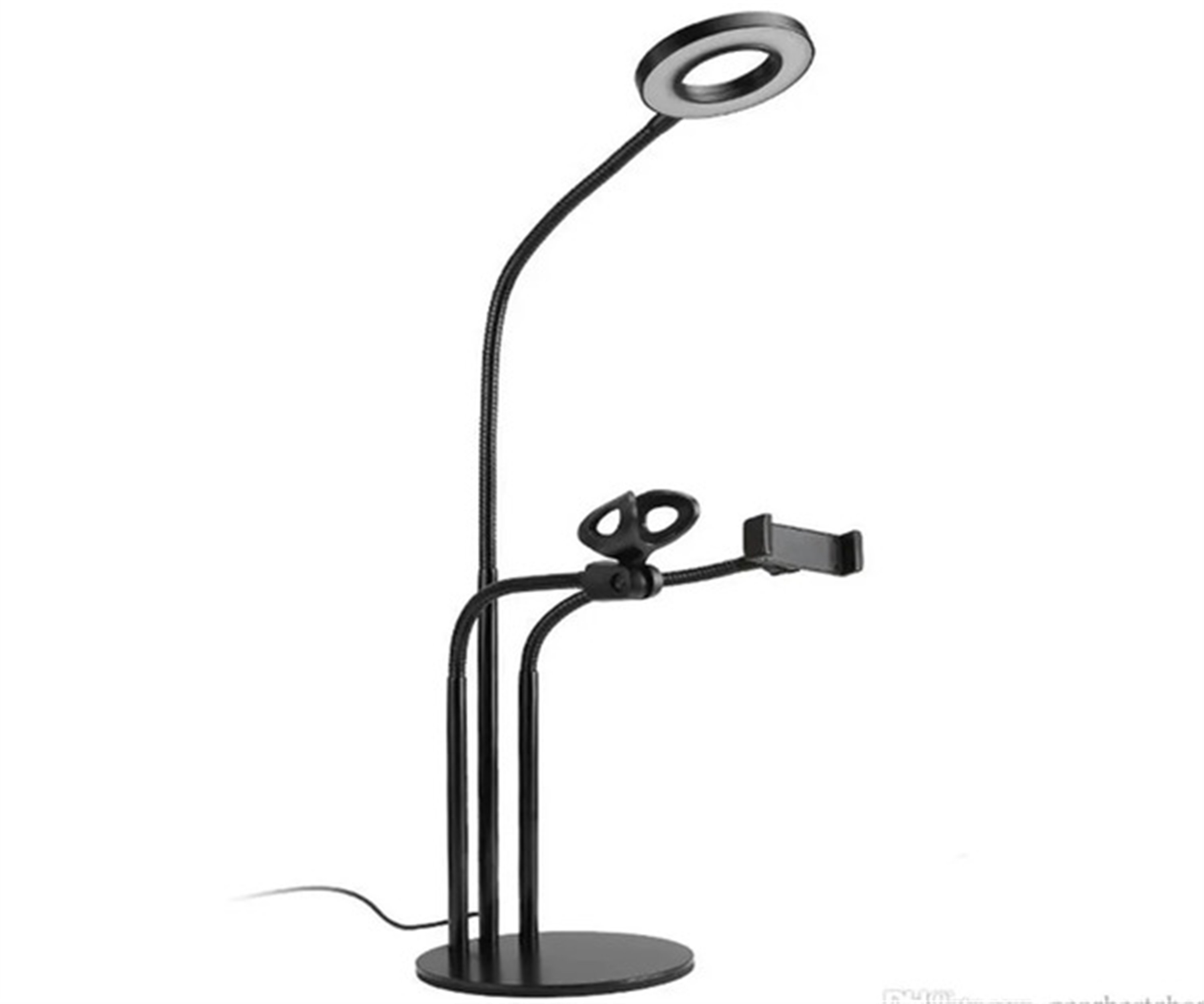 Кільцева LED-лампа XPRO Live Light 3в1 з тримачем для телефону і мікрофону