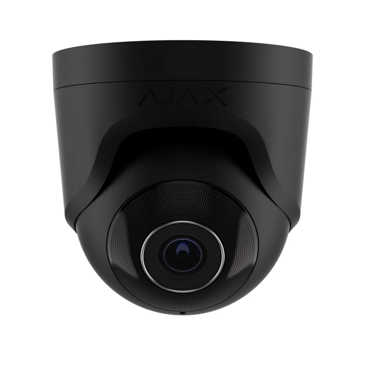 Камера IP охранная проволока Ajax TurretCam 5 Mp/4 мм Black (64926.197.BL1)