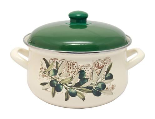 Каструля емальована Infinity Olive 2,4 л індукційна (UK-6435427)