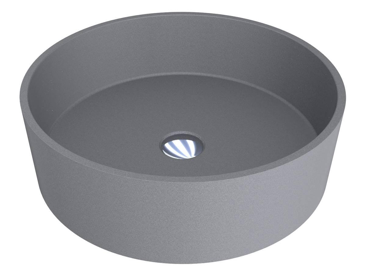 Умывальник Miraggio SOFIA MIRASTONE с литого мрамора матовый Серый (84091)