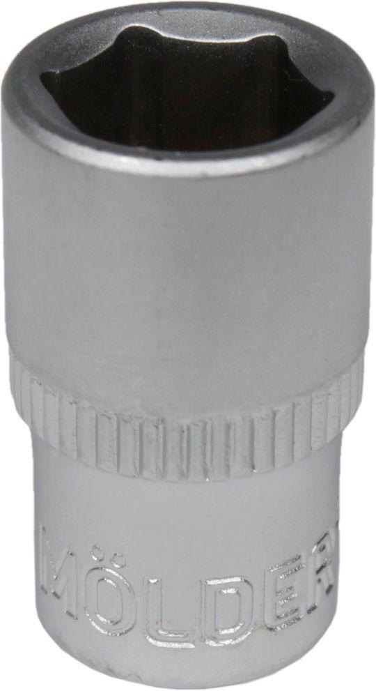 Головка торцевая низкая шестигранная Molder Tools 1/4 10 мм (MT64010)
