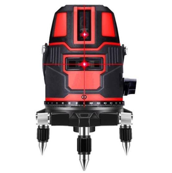 Лазерний рівень нівелір Hilda LS-050 5 ліній 6 точок 2000 mAh Black/Red (424592) Лазерний рівень нівелір Hilda LS-050 5 ліній 6 точок 2000 mAh Black/Red (424592)