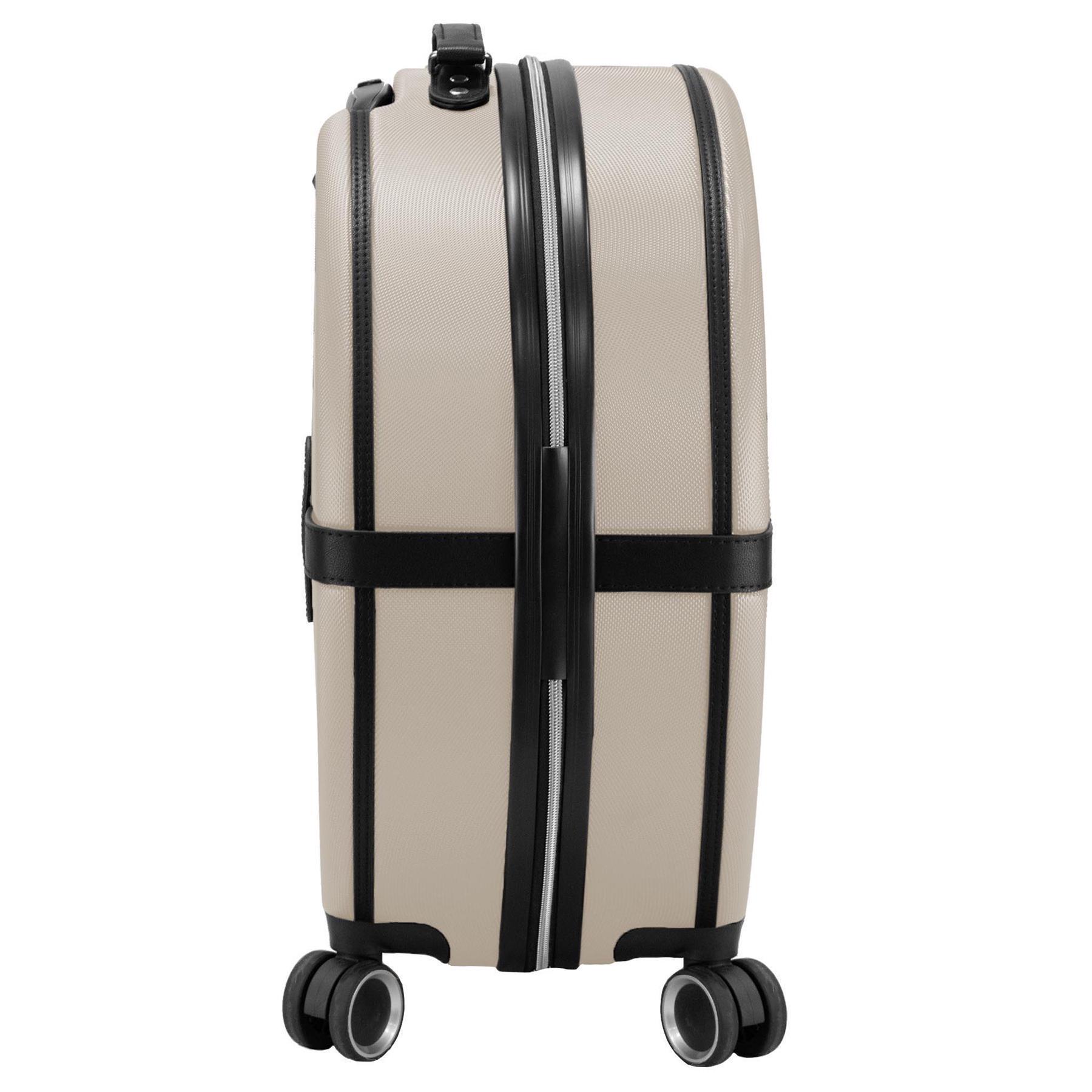 Чемодан малый ручная кладь SEMI LINE 20" ABS-Plastic S Champagne/Black (T5674-2) - фото 6